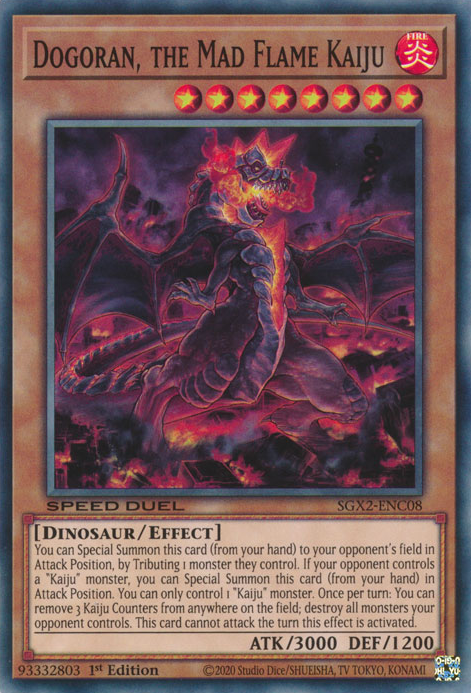 Dogoran, the Mad Flame Kaiju [SGX2-ENC08] Common | The CG Realm