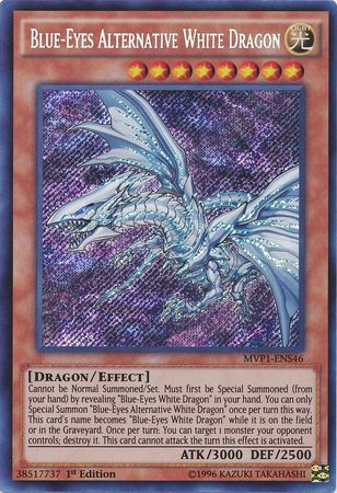 Blue-Eyes Alternative White Dragon [MVP1-ENS46] Secret Rare | The CG Realm