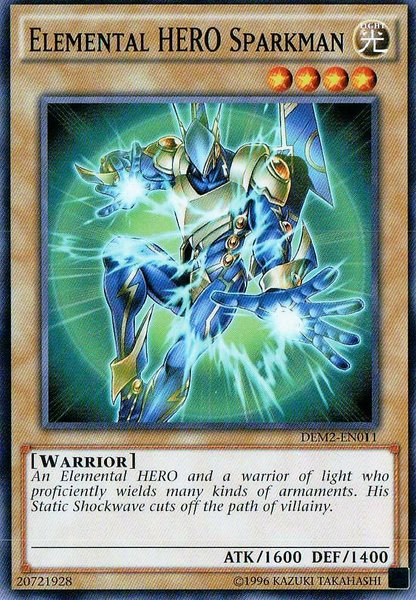 Elemental Hero Sparkman [DEM2-EN011] Common | The CG Realm