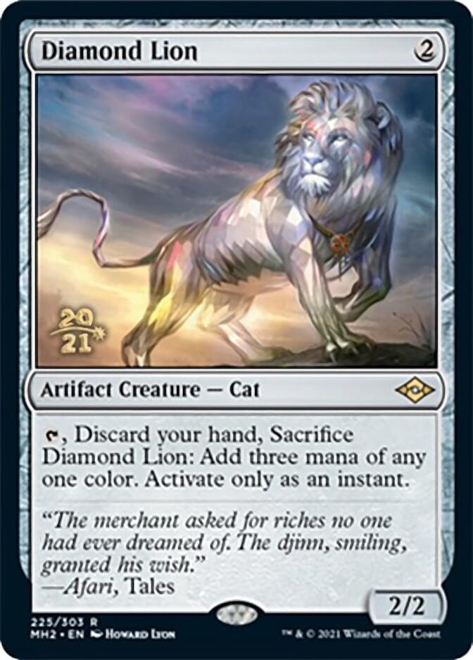 Diamond Lion [Modern Horizons 2 Prerelease Promos] | The CG Realm