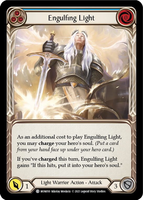 Engulfing Light (Blue) [MON050] (Monarch)  1st Edition Normal | The CG Realm