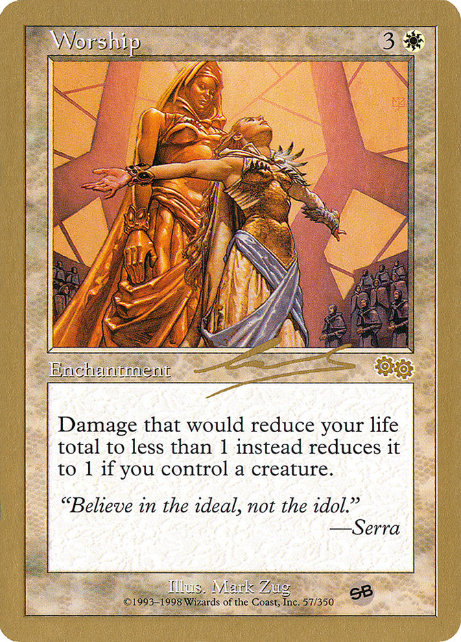 Worship (Nicolas Labarre) (SB) [World Championship Decks 2000] | The CG Realm