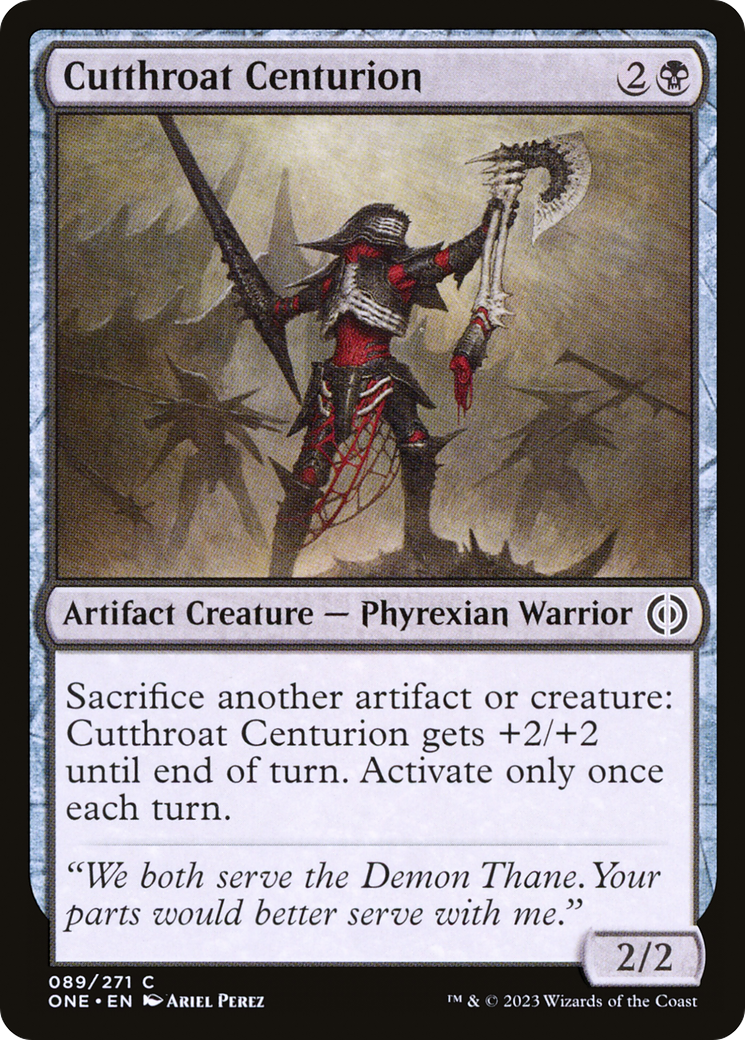 Cutthroat Centurion [Phyrexia: All Will Be One] | The CG Realm