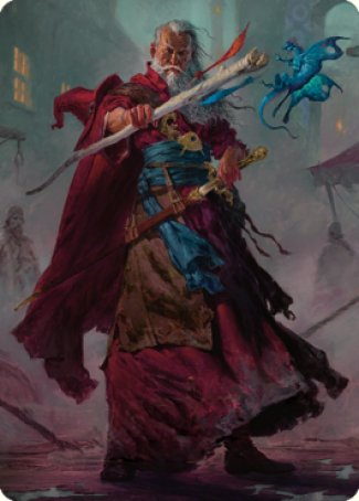 Elminster Art Card (64) [Commander Legends: Battle for Baldur's Gate Art Series] | The CG Realm