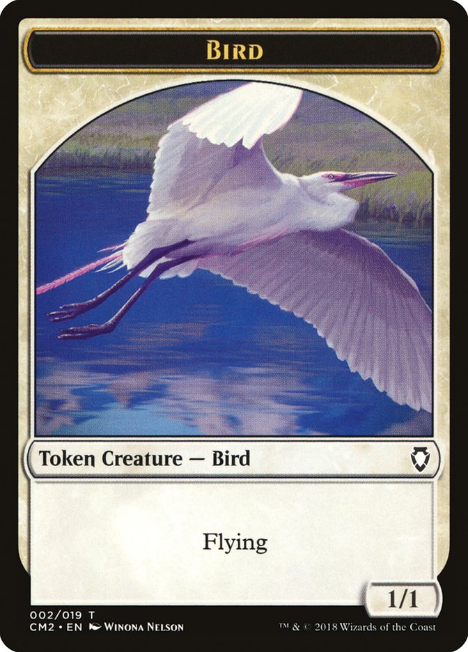 Bird Token [Commander Anthology Volume II Tokens] | The CG Realm