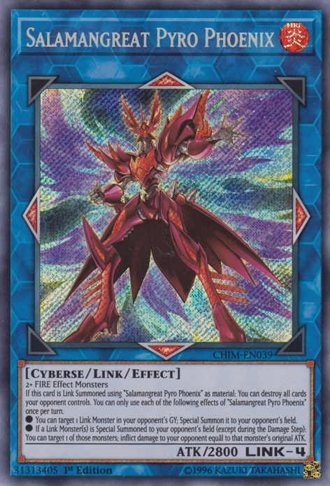 Salamangreat Pyro Phoenix [CHIM-EN039] Secret Rare | The CG Realm