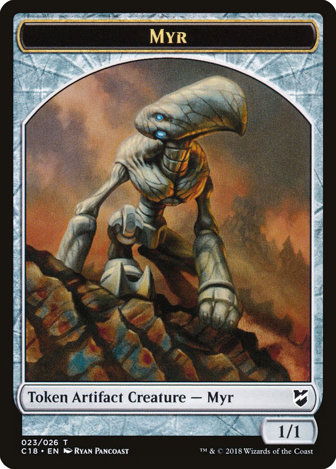 Myr Token (023/026) [Commander 2018 Tokens] | The CG Realm