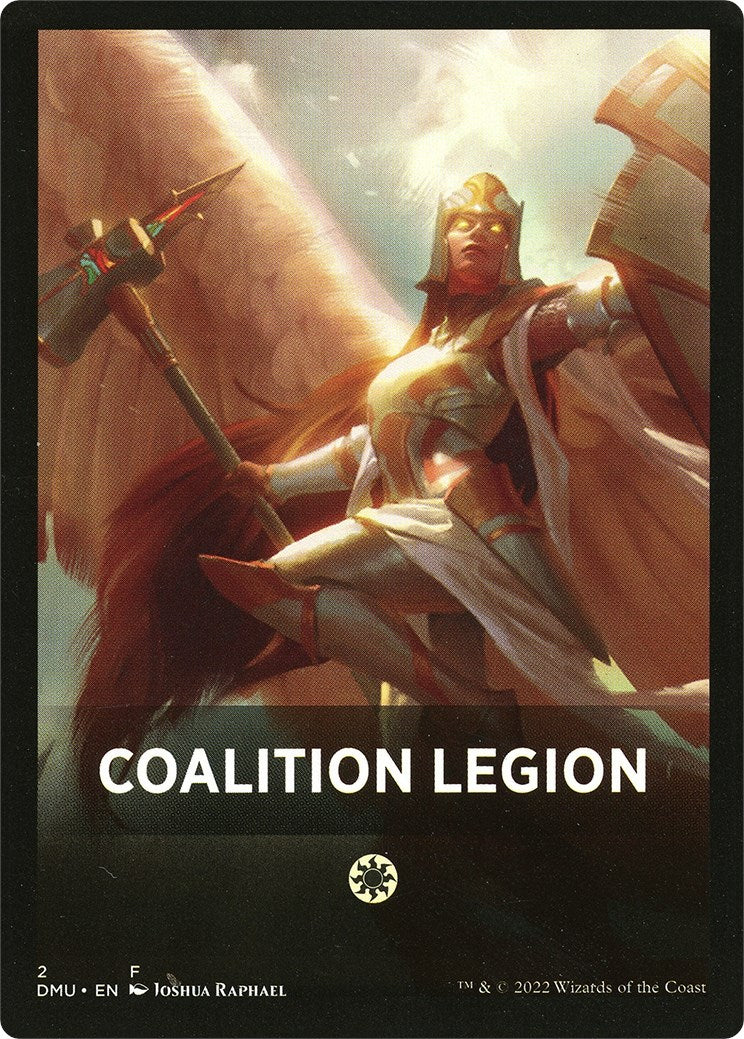 Coalition Legion Theme Card [Dominaria United Tokens] | The CG Realm