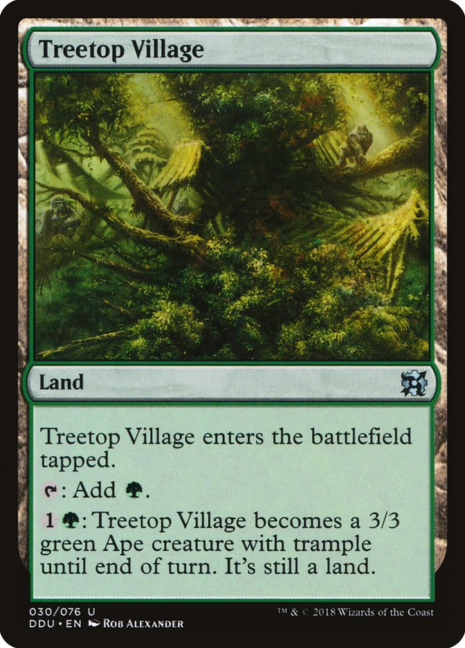 Treetop Village [Duel Decks: Elves vs. Inventors] | The CG Realm