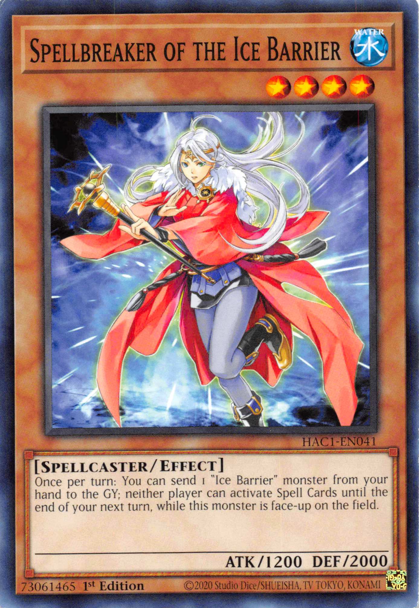 Spellbreaker of the Ice Barrier [HAC1-EN041] Common | The CG Realm