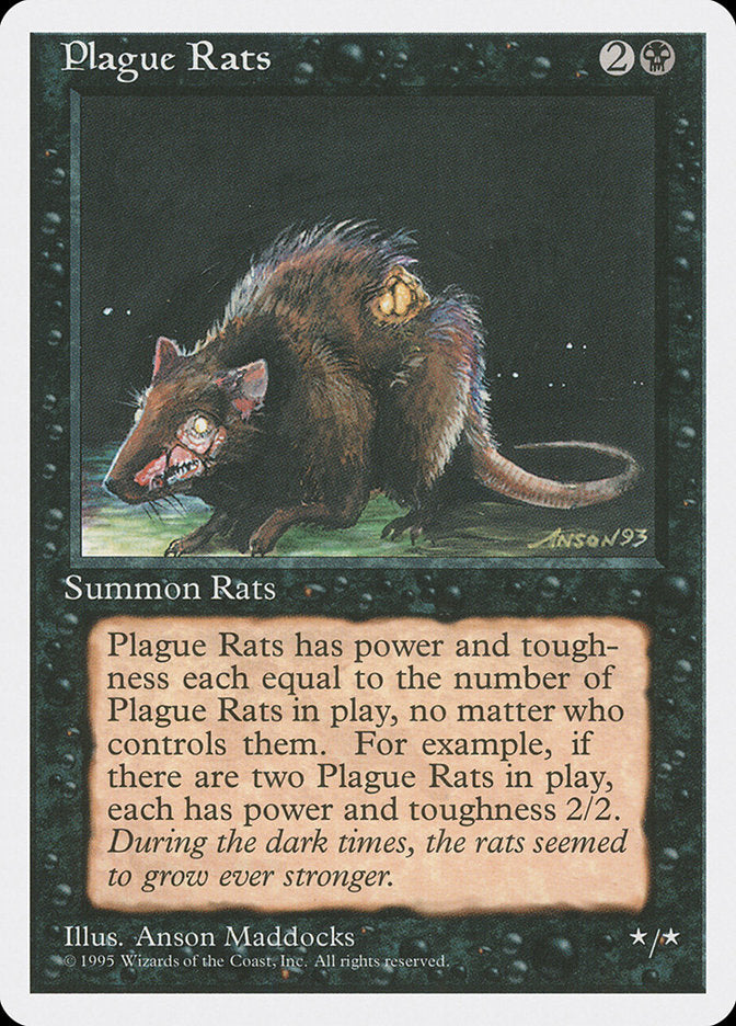 Plague Rats [Fourth Edition] | The CG Realm