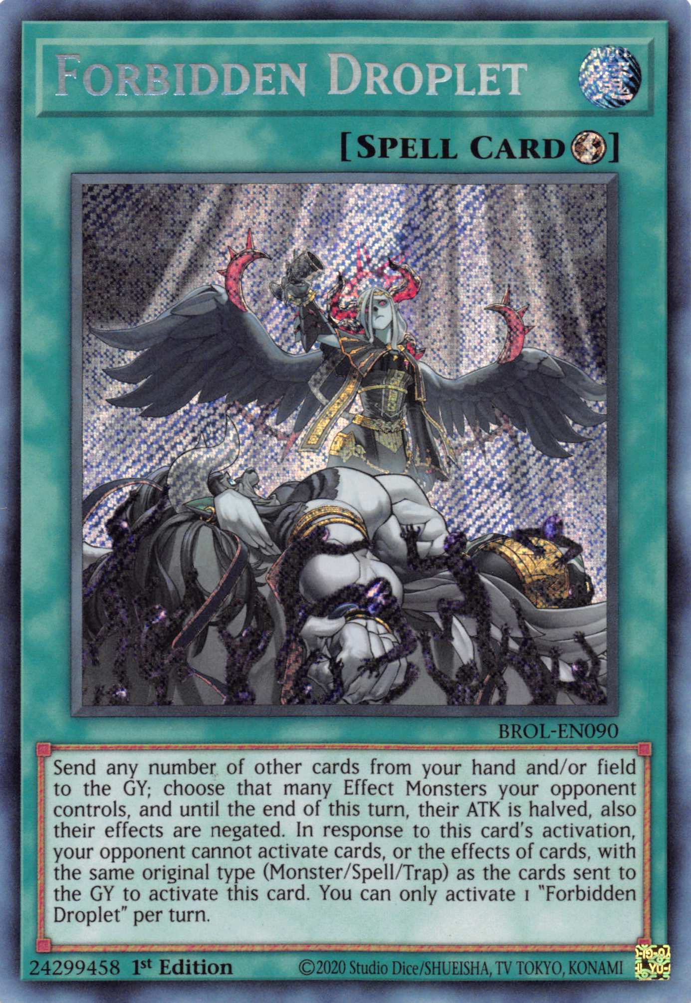 Forbidden Droplet [BROL-EN090] Secret Rare | The CG Realm