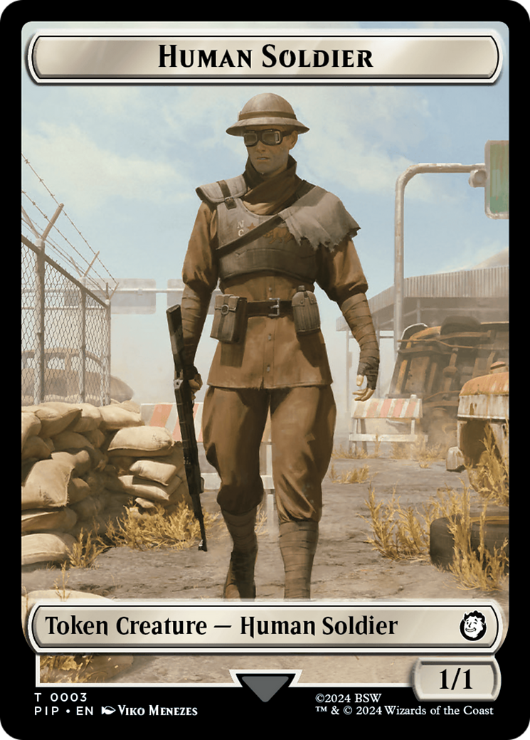 Energy Reserve // Human Soldier Double-Sided Token [Fallout Tokens] | The CG Realm