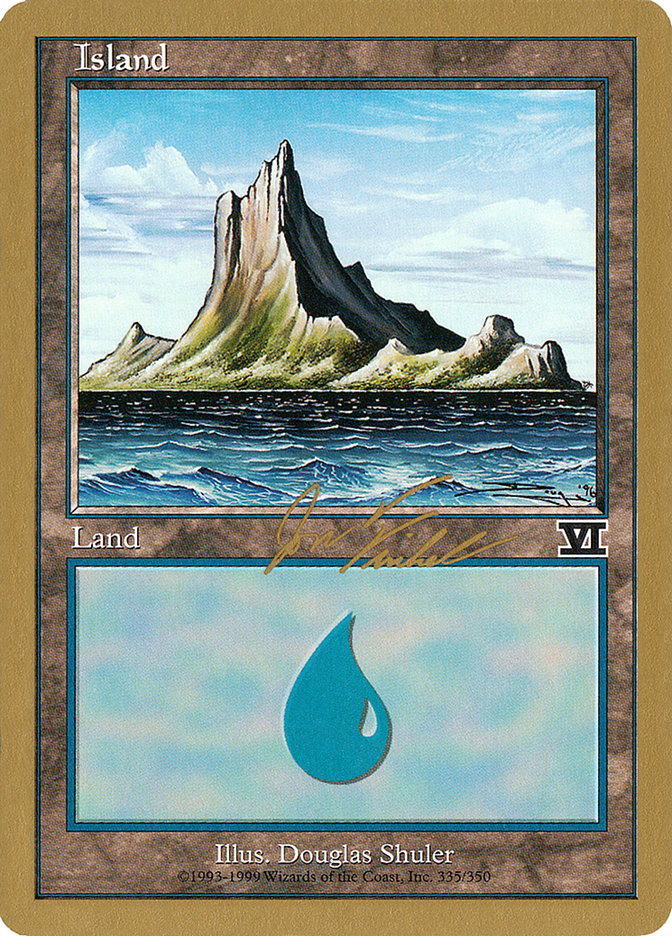 Island (jf335) (Jon Finkel) [World Championship Decks 2000] | The CG Realm