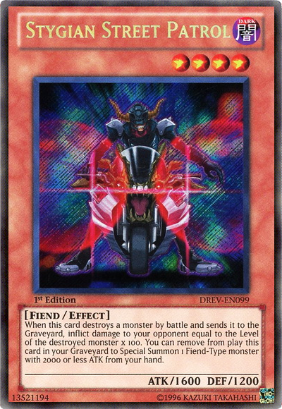 Stygian Street Patrol [DREV-EN099] Secret Rare | The CG Realm