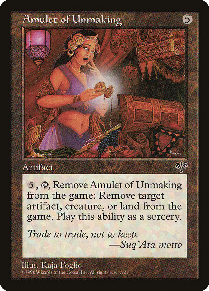 Amulet of Unmaking [Mirage] | The CG Realm