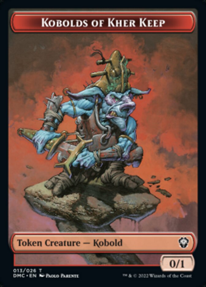 Phyrexian // Kobolds of Kher Keep Double-Sided Token [Dominaria United Tokens] | The CG Realm