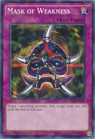 Mask of Weakness [BP03-EN190] Shatterfoil Rare | The CG Realm