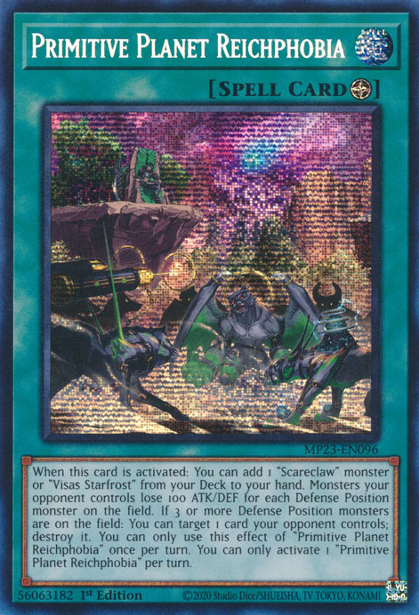 Primitive Planet Reichphobia [MP23-EN096] Prismatic Secret Rare | The CG Realm