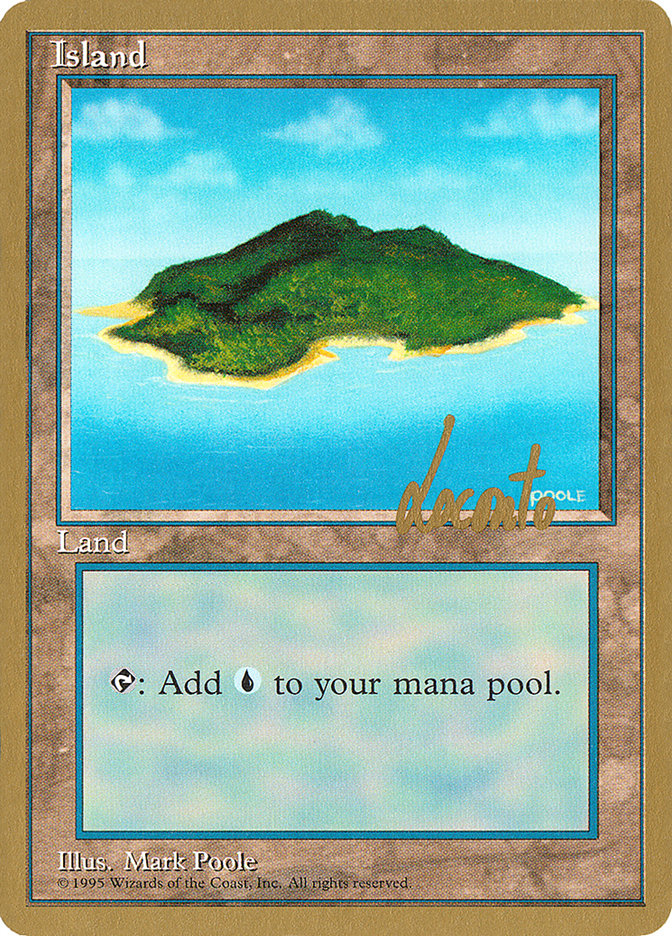 Island (ml367) (Michael Loconto) [Pro Tour Collector Set] | The CG Realm