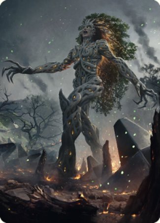 Titania, Gaea Incarnate Art Card [The Brothers' War Art Series] | The CG Realm