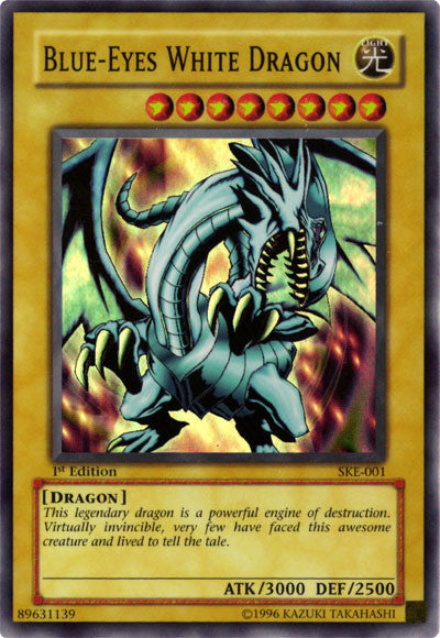 Blue-Eyes White Dragon [SKE-001] Super Rare | The CG Realm