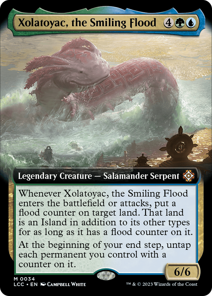 Xolatoyac, the Smiling Flood (Extended Art) [The Lost Caverns of Ixalan Commander] | The CG Realm