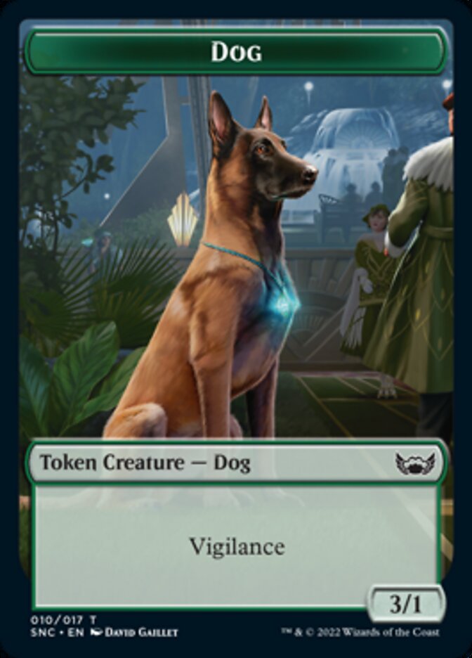 Ogre Warrior // Dog Double-Sided Token [Streets of New Capenna Tokens] | The CG Realm