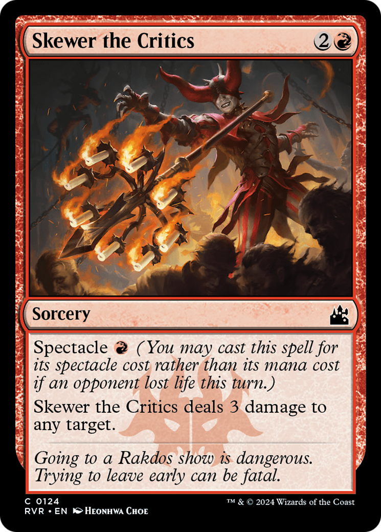 Skewer the Critics [Ravnica Remastered] | The CG Realm