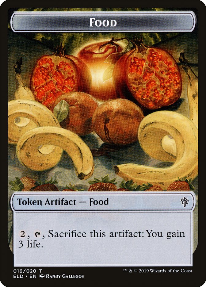 Mouse // Food (16) Double-Sided Token [Throne of Eldraine Tokens] | The CG Realm