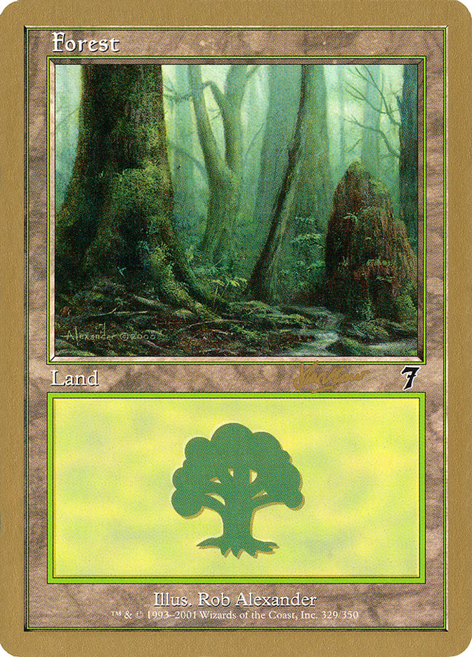 Forest (329) (Sim Han How) [World Championship Decks 2002] | The CG Realm