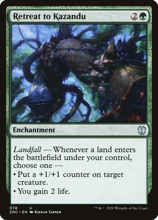 Retreat to Kazandu [Zendikar Rising Commander] | The CG Realm