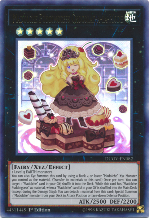 Madolche Puddingcess Chocolat-a-la-Mode [DUOV-EN082] Ultra Rare | The CG Realm