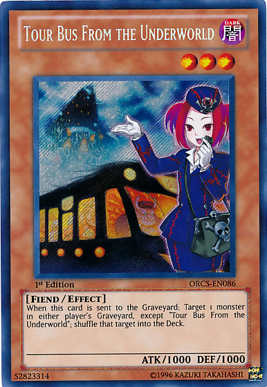 Tour Bus From the Underworld [ORCS-EN086] Secret Rare | The CG Realm