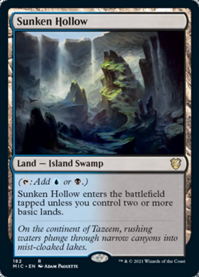 Sunken Hollow [Innistrad: Midnight Hunt Commander] | The CG Realm