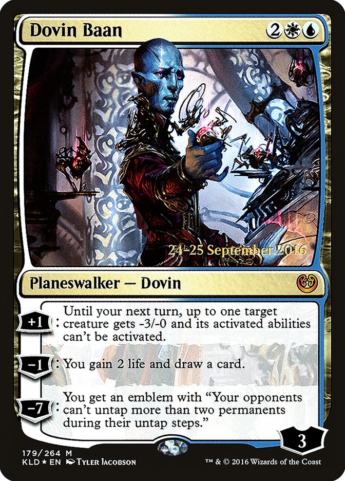 Dovin Baan [Kaladesh Prerelease Promos] | The CG Realm