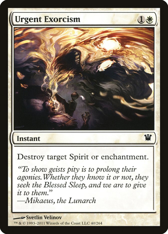 Urgent Exorcism [Innistrad] | The CG Realm