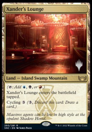 Xander's Lounge (Promo Pack) [Streets of New Capenna Promos] | The CG Realm