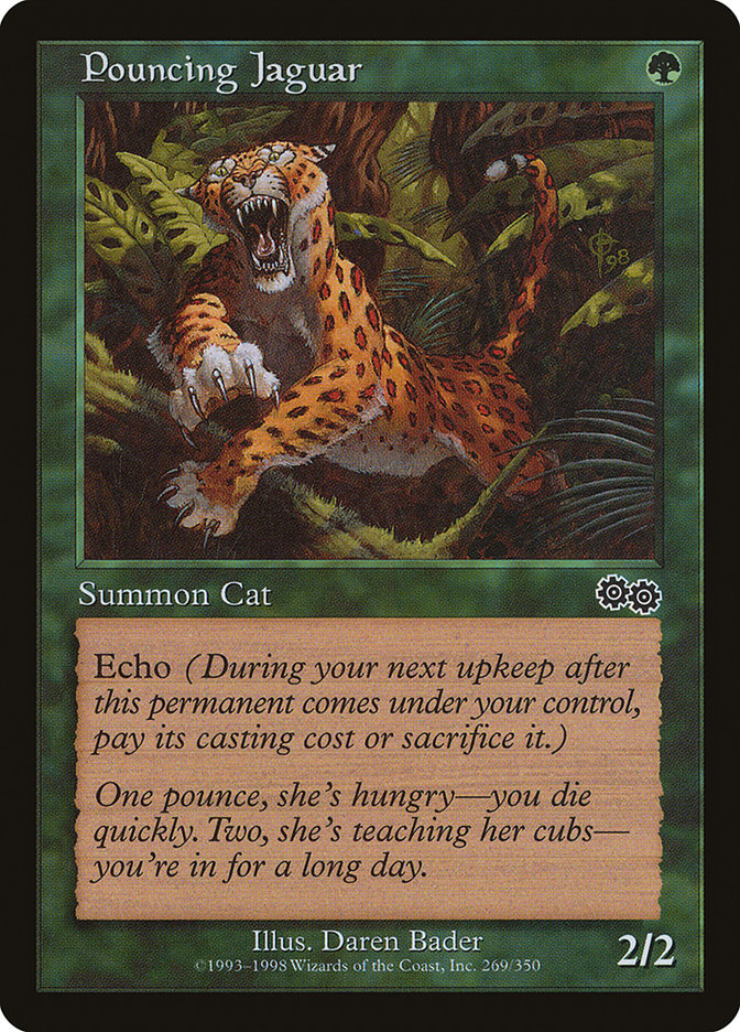 Pouncing Jaguar [Urza's Saga] | The CG Realm