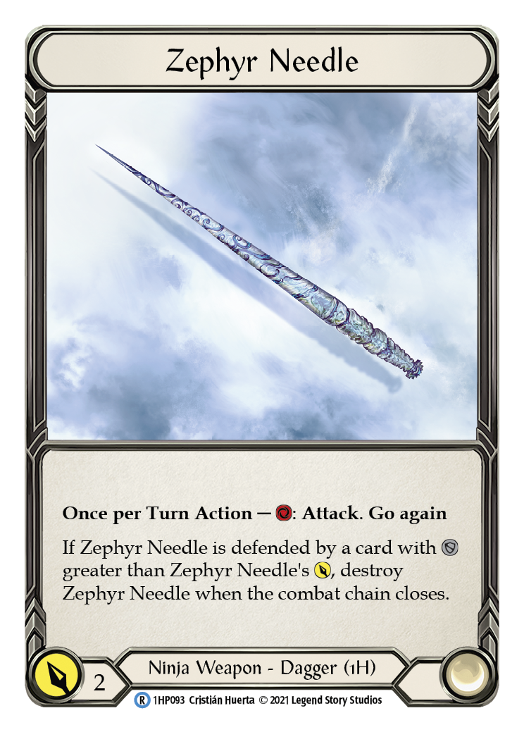 Zephyr Needle (Left) [1HP093] (History Pack 1) | The CG Realm