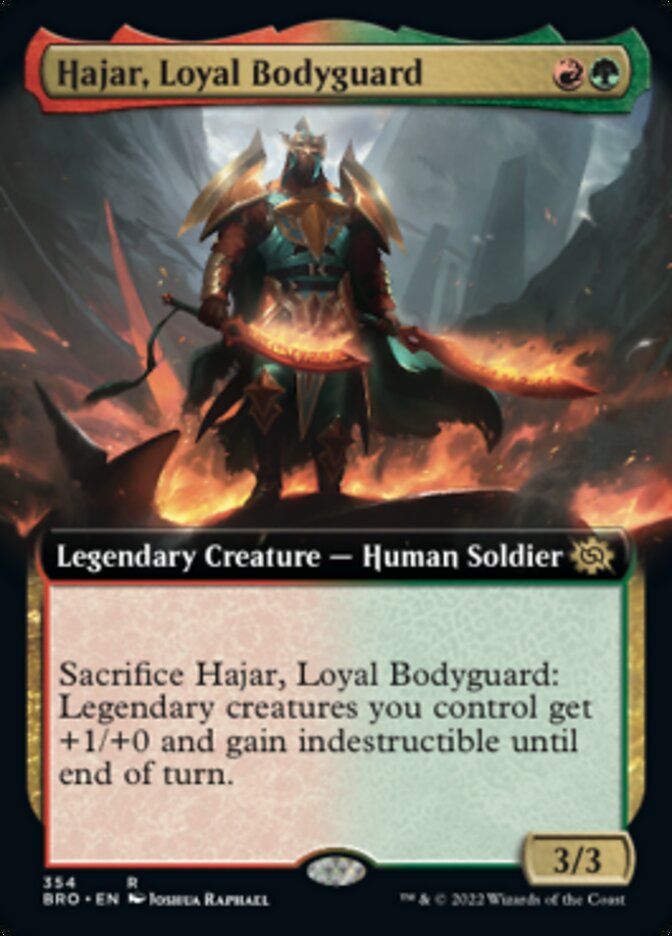 Hajar, Loyal Bodyguard (Extended Art) [The Brothers' War] | The CG Realm