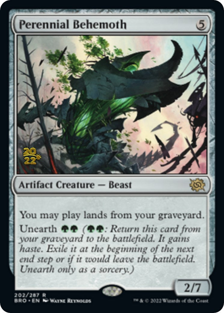 Perennial Behemoth [The Brothers' War Prerelease Promos] | The CG Realm