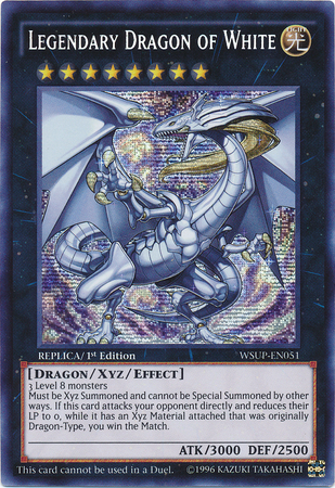 Legendary Dragon of White [WSUP-EN051] Secret Rare | The CG Realm