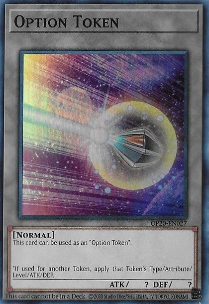 Option Token [OP20-EN027] Super Rare | The CG Realm