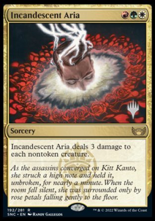 Incandescent Aria (Promo Pack) [Streets of New Capenna Promos] | The CG Realm