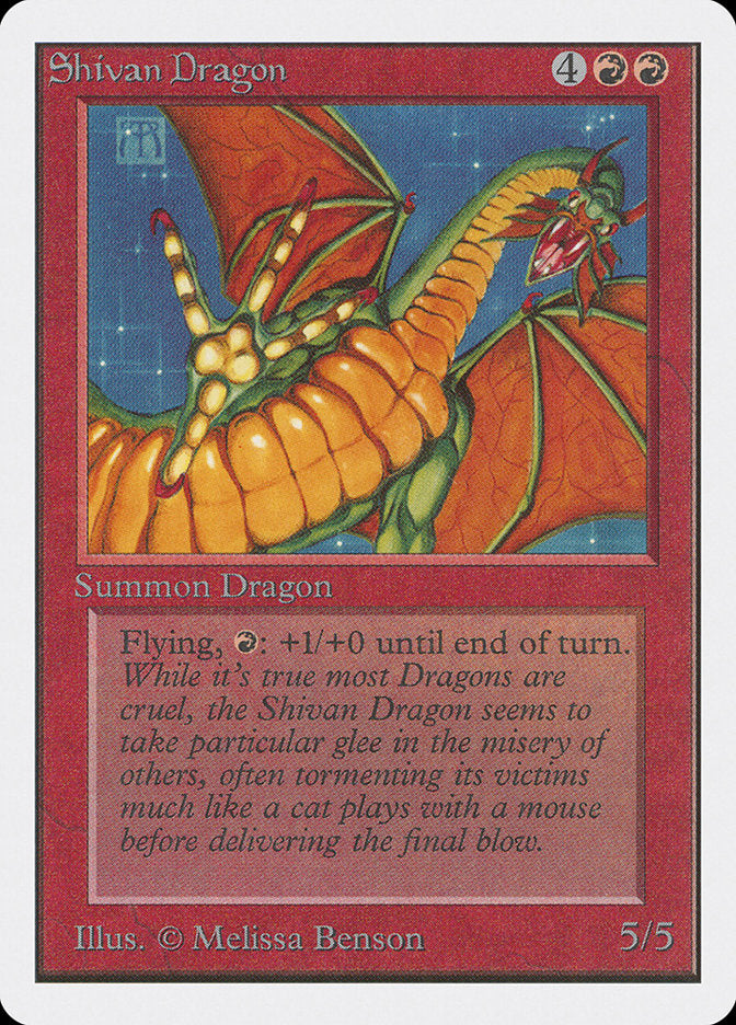 Shivan Dragon [Unlimited Edition] | The CG Realm