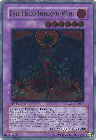 Evil Hero Inferno Wing [GLAS-EN038] Ultimate Rare | The CG Realm