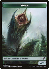 Beast (014) // Wurm Double-Sided Token [Commander 2019 Tokens] | The CG Realm