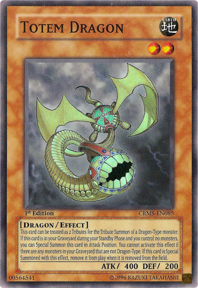 Totem Dragon [CRMS-EN085] Super Rare | The CG Realm