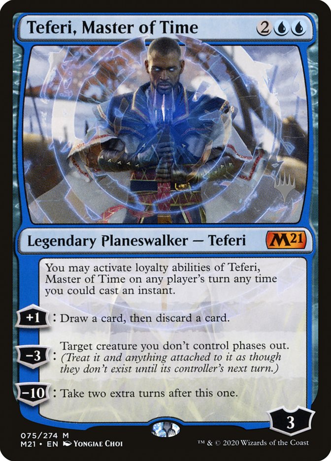 Teferi, Master of Time (Promo Pack) (75) [Core Set 2021 Promos] | The CG Realm